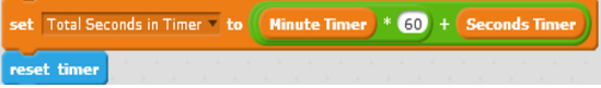 Virtual Timer using Scratch